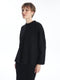 Crew Neck Straight Long Sleeve Oversize Women's Knitwear Sweater